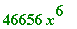 46656*x^6
